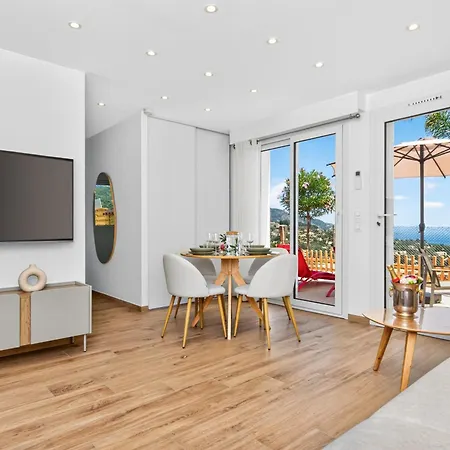 Apartman Madone - Somptueux 2 Pieces Refait A Neuf -menton -vue Mer- Parking Menton