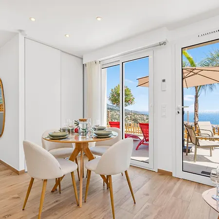 Madone - Somptueux 2 Pieces Refait A Neuf -menton -vue Mer- Parking مينتون